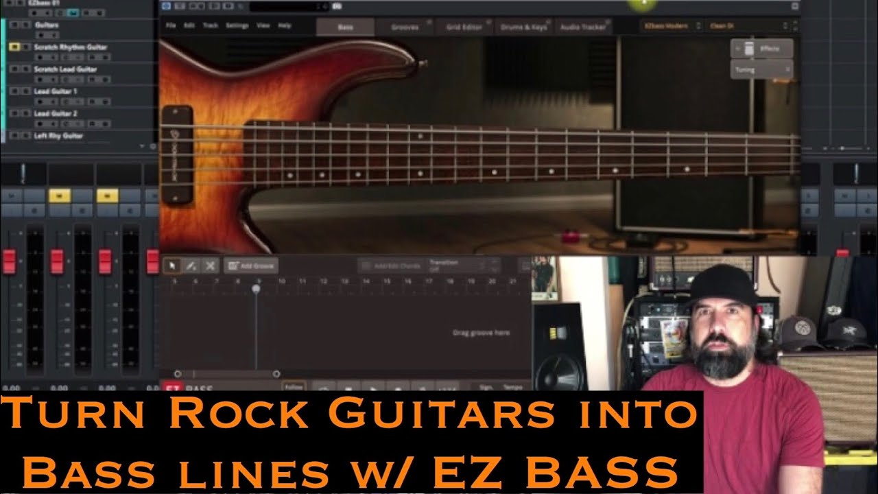 EZ Bass Turning guitar tracks into bass lines Songwriting Ep. 4