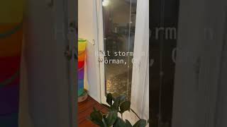 Hailstorm! Norman, OK #shorts