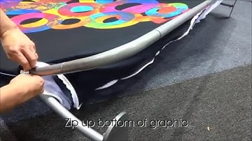 Tension Fabric Trade Show Display Set Up
