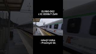 Przelot EU160-062 z IC 8306 Zefir przez przystanek osobowy Tarnowo Rogozińskie Przelot EU160-062 z IC 8306 Zefir przez przystanek osobowy Tarnowo Rogozińskie