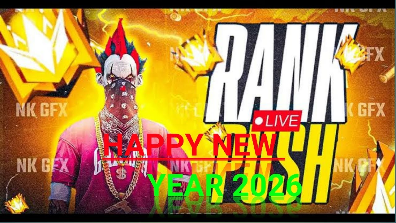 NEW RANK SEASON 49 FREE FIRE GRANDMASTER LIVE RANK RUSH GAMEPLAY 