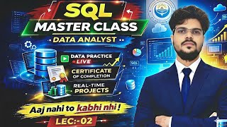 Lec :-02 SQL Tutorial CRUD Operations Explained | INSERT, UPDATE, DELETE, DROP & Functions (Hindi)