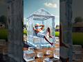 farmer without house he made ice cubes house but the heat with 45 ° temp are not stable 😭😭😱😭 #ai