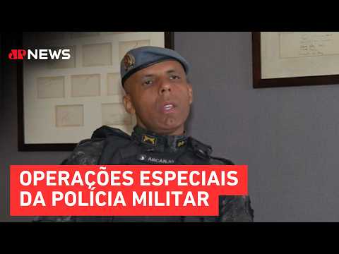 Commander explains the role of the 2nd Shock Battalion of the São Paulo Military Police