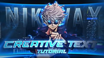 How to make Creative Text like @Nikovaxx   | After effects amv tutorial  + Free PF