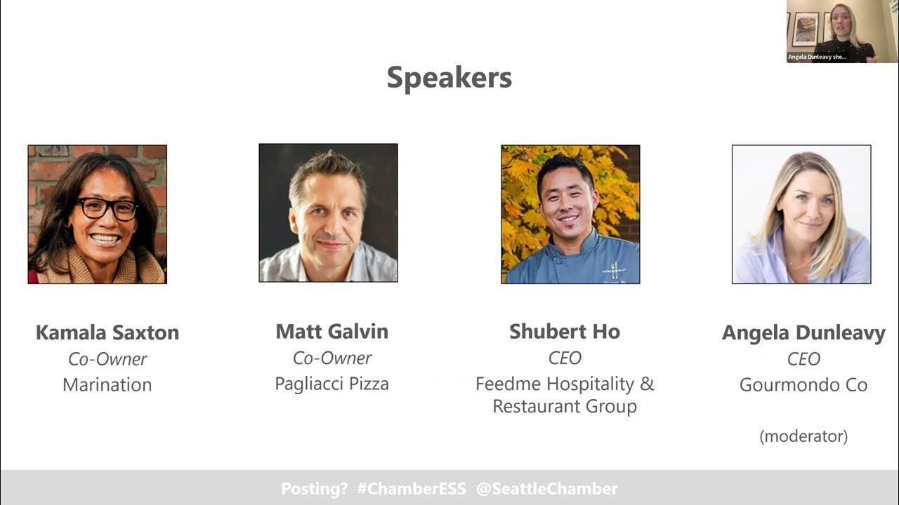 Executive Speaker Series The Region's Restaurant Industry YouTube