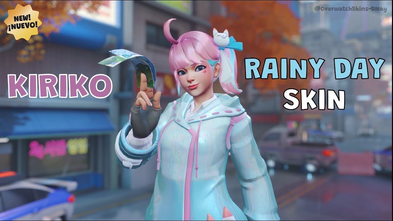 NEW RAINY DAY Kiriko Skin showcase | Overwatch 2 - YouTube