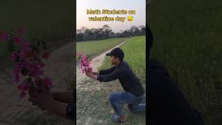 Math students on Valentine day 😅😅#mathstudents #funnycomedy