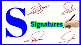 S signature style professional | Signature style of my name S | Signature