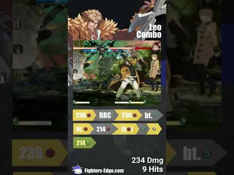 Leo corner cross-up combo #ggst #ggst_le #leo #combos #guiltygear #strive #shorts