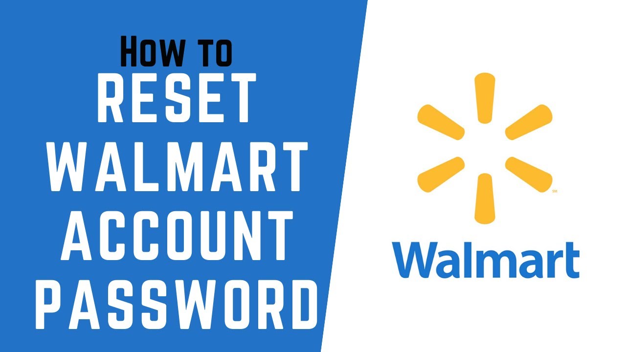 How to Reset Walmart Account Password YouTube