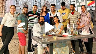 Yash Italy fans and Bangladesh fans | Radhika pandit and Kgf yash meets italy fans | kannada Tv