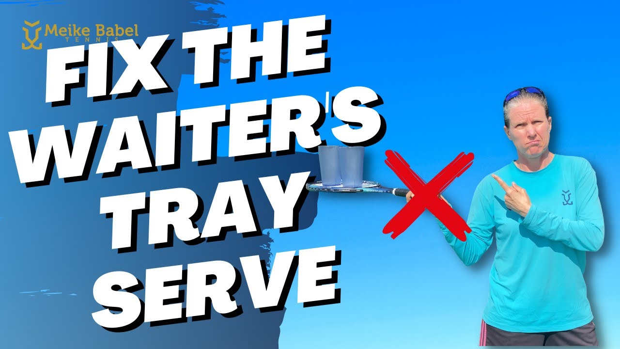 Исправьте подачу теннисного мяча с помощью подноса официанта с помощью одного простого трюка