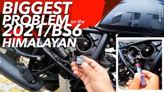 DIY FIX  NEW 2021 BS6 HIMALAYAN ENGINE STALLING CUTTING OUT