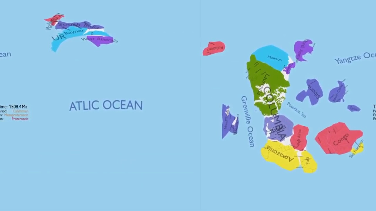 Algol's Continental drift (To the Pacific)