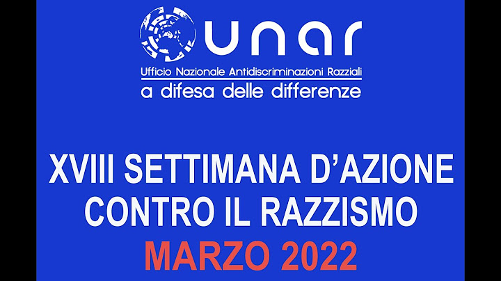 Un cantiere in costruzione:il ruolo delle Città nel prevenire e contrastare razzismo&discriminazioni