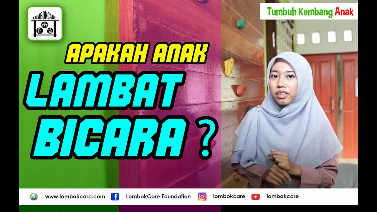 TERAPI WICARA - KETERLAMBATAN BICARA