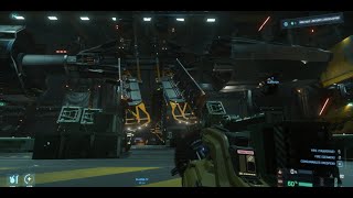 How to Put a Loaded Hull-C INSIDE a Hanger To Unload in Star Citizen. (Both stolen and Owned)