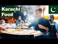 Karachi street food on burns road  bun kabab fish fry matka chai rabri 