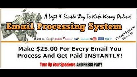 Email Processing 4 cash System Honest Review | Does it really work??