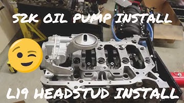 850hp Mr2 Build ep9 - S2k oil pump install and L19 headstuds