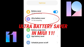 HOW TO ENABLE ULTRA BATTERY SAVER IN MIUI 11!| WITHOUT TWRP,ROOT AND BOOTLOADER UNLOCK.