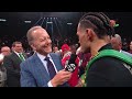David Benavidez Post Fight Interview | Benavidez vs Plant