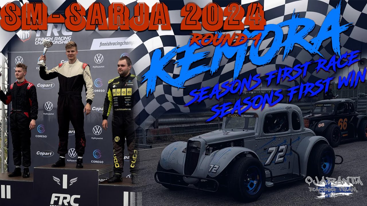 Kemora FIRST RACE FIRST WIN II LEGENDS CARS SM-KISAVIIKONLOPPU 1/5 2024 II ...