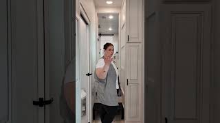 love a laundry room 👏🏼  #savvyaboutcampers #rvreview #easttowestrv #fifthwheel #rvliving #rvlife