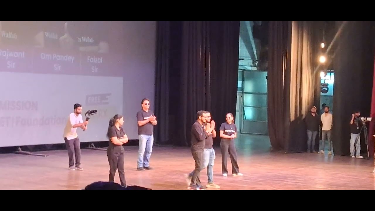 Sachin sir grand entry at siri fort auditorium