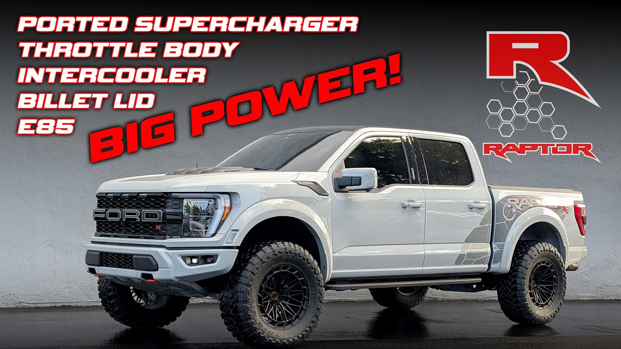 Raptor R: Ported Supercharger + E85 = INSANE GAINS!