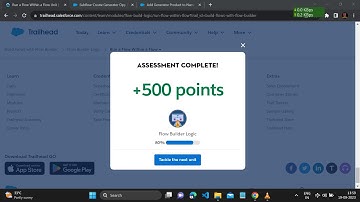 Run a Flow Within a Flow | Run a Flow Within a Flow trailhead challenge solution
