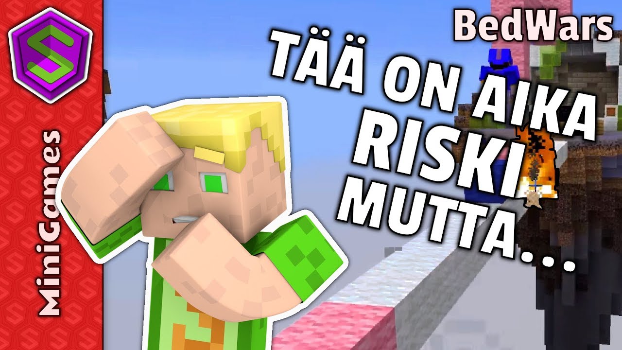 Pitkä kaksintaistelu! | Minecraft Minipelit BedWars