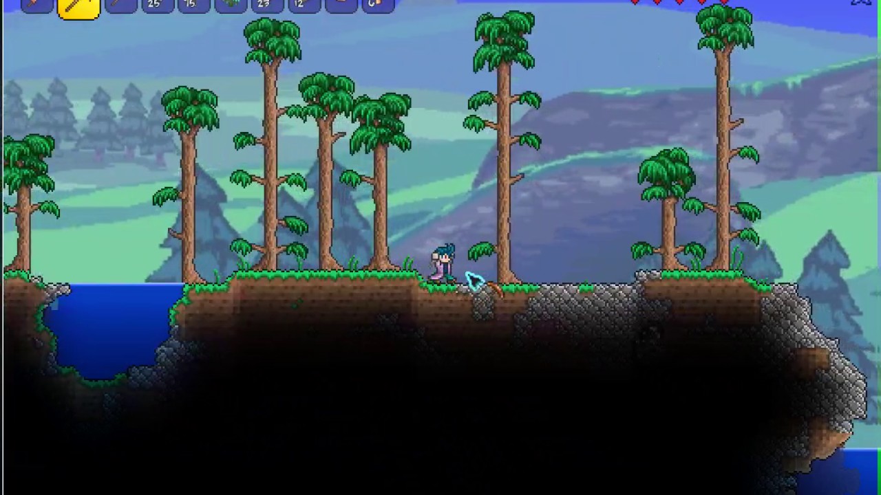 Terraria Episode 1| The Adventure Begins - YouTube