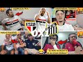 Reaes so paulinas e choro ao vivo  essa edinaaaaaa  so paulo 0x1 santos vamos rir kkkkk