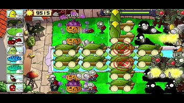 Plants vs. Zombies Puzzle - Last Stand Endless (Part 3: 12 cobs) - Flags 221 to 230