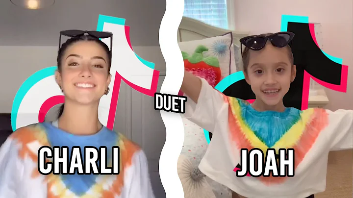 8 Year Old Does TikTok Duet With Charli D'Amelio