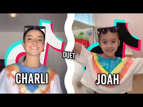 8 Year Old Does TikTok Duet With Charli D'Amelio 💜