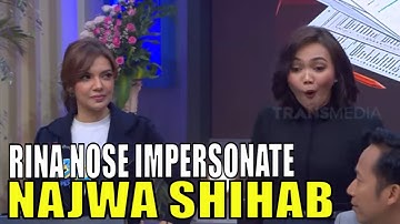 [BEST MOMENT] Rina Nose Impersonate Najwa Shihab | OPERA VAN JAVA (19/08/21) Part 1