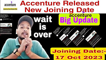 Accenture Joining Date Big Update | Accenture DOJ mail received | Accenture Onboarding Update