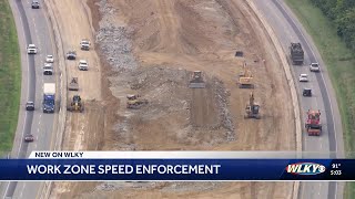 Some construction zones in Kentucky will now have speed cameras