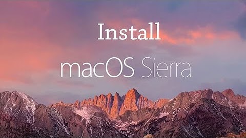 Mac OS High Sierra download DMG