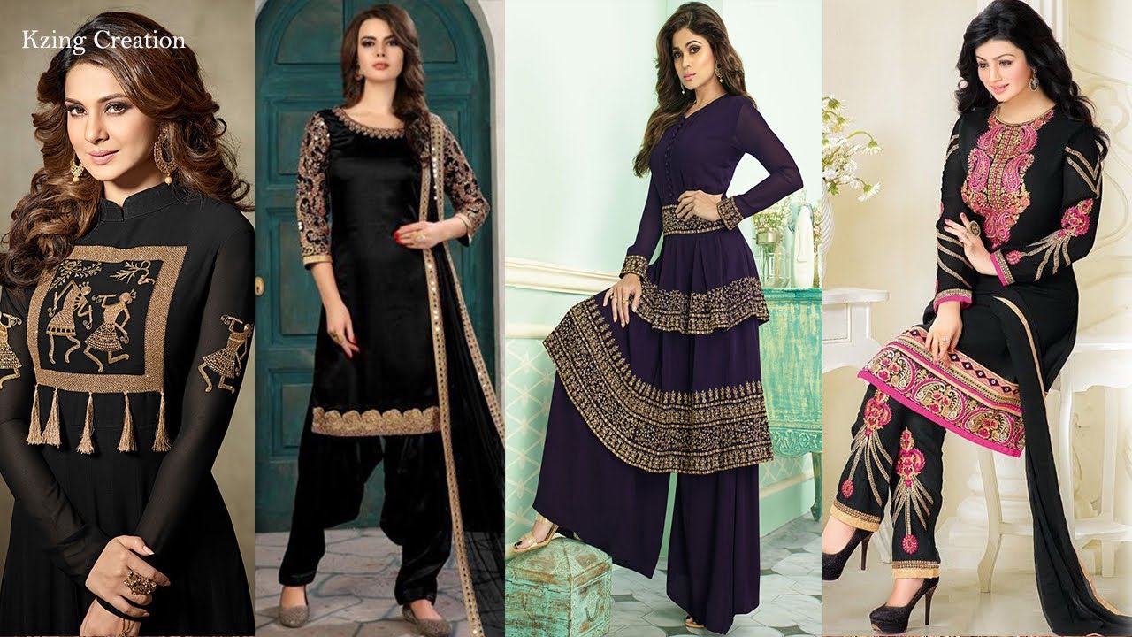 latest designs of banarasi suits