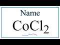 Cobalt Compounds and Ionic Charges