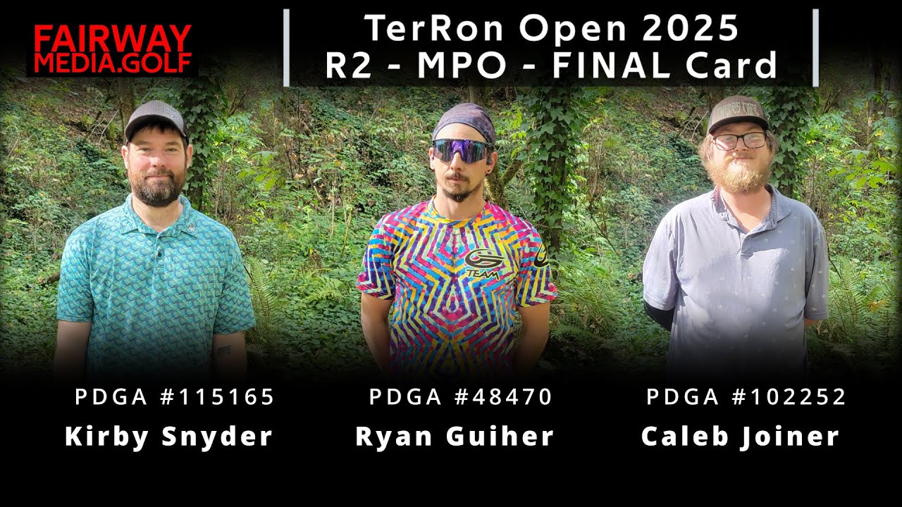 TerRon Open 2025 — финал MPO 2-го раунда — Кирби Снайдер — Райан Гайер — Калеб Джойнер