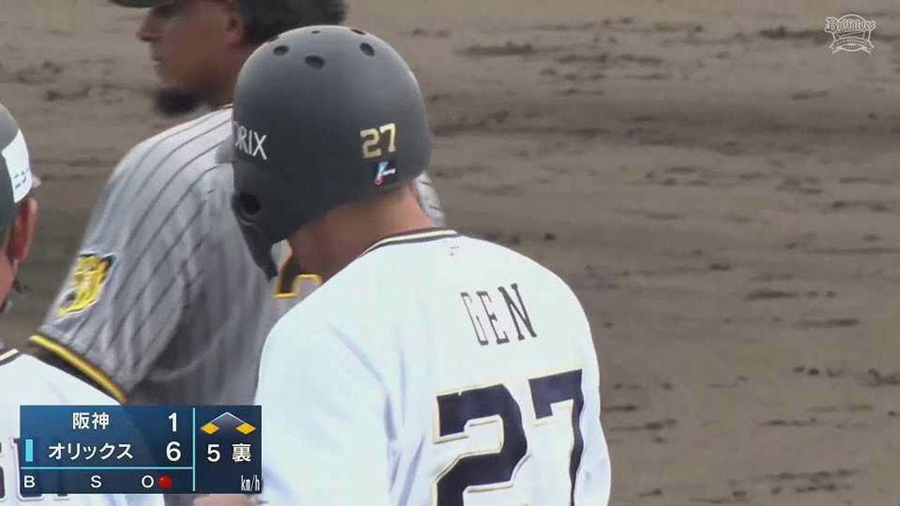 ファーム】3安打猛打賞!! バファローズ・元謙太 レフト前へ技ありの