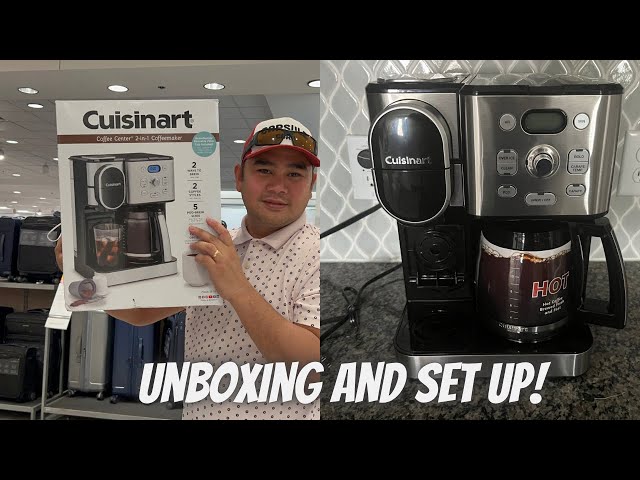 Cuisinart Coffee Maker 2 and 1 unboxing and set up Review #coffeemaker # cuisinart 