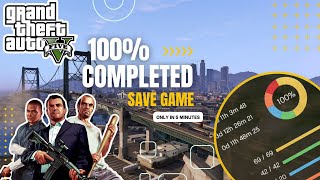 GTA V 100% Completed 😲🤭 || Saved Game - Complete guide ✔🔥 screenshot 3