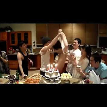 160604 John Yoon shared a past video of Yuchun’s birthday in LA