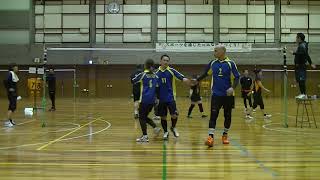 ｿﾌﾄﾊﾞﾚｰ　300310　連盟オープン大会　vs　ASAKA XORSID　3セット
